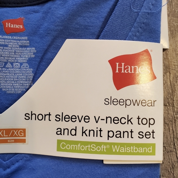 Blue Hanes lounge set - Picture 2 of 6